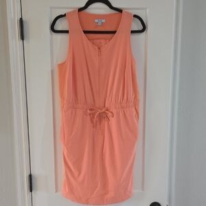 Peach Sleeveless Dress